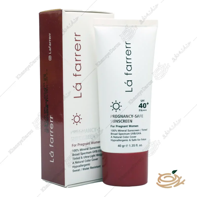 تصویر کرم ضد آفتاب بارداری لافارر رنگی
