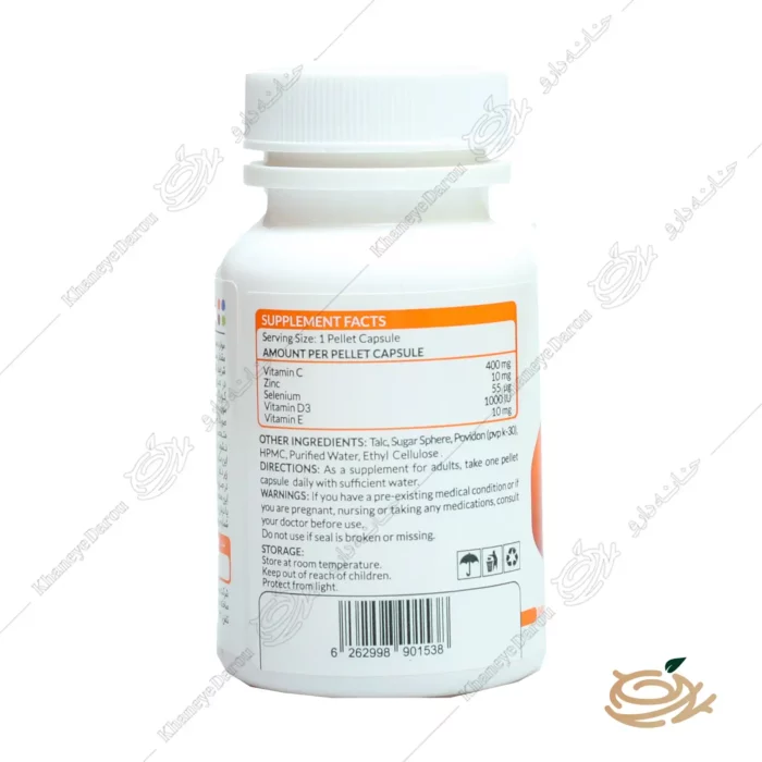 ترکیبات کپسول ایمیون اسنشال نیچرز پلنتی بسته 60 عددی