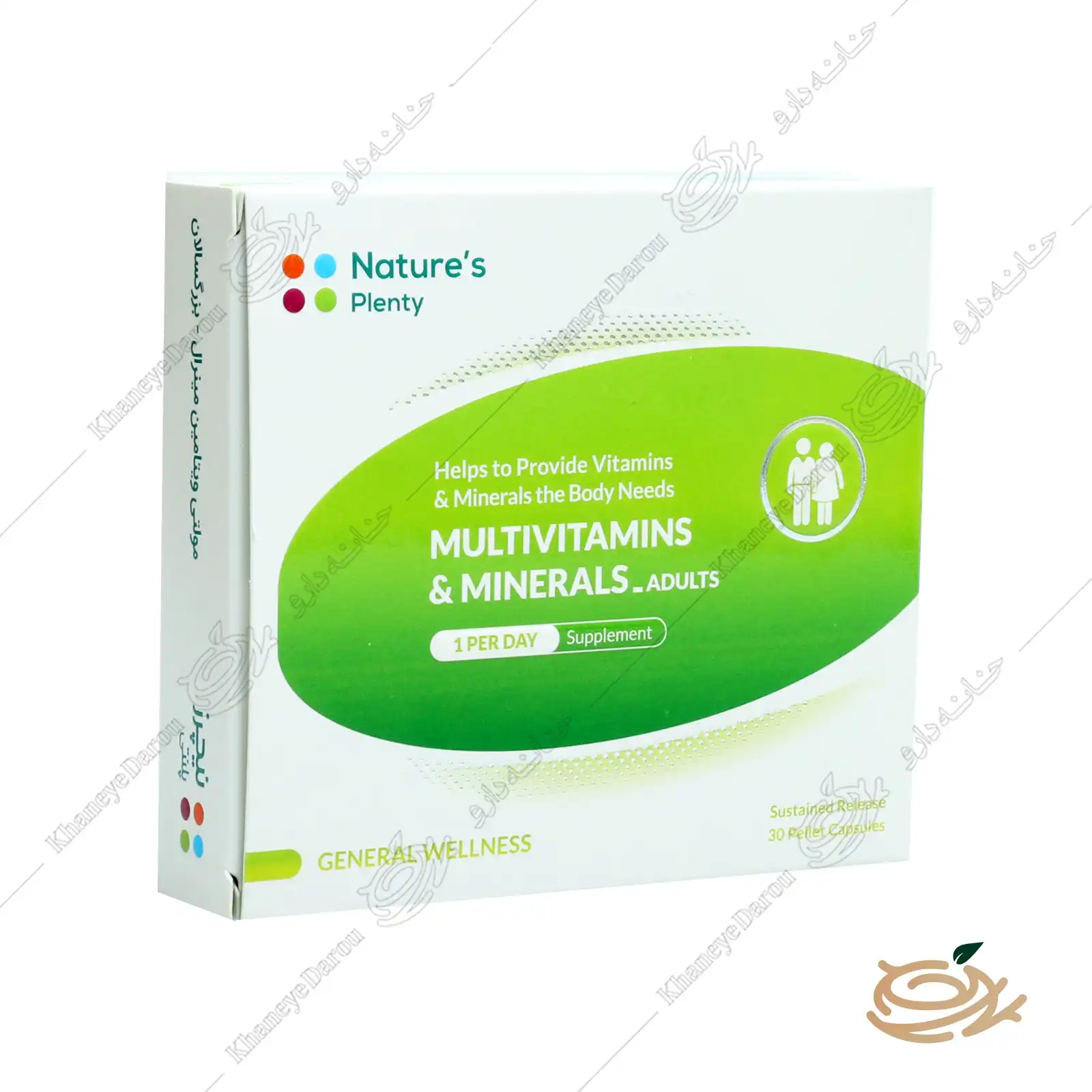 natures-plenty-multivitamin-and-mineral-1 بسته بندی کپسول مولتی ویتامین مینرال بزرگسالان نیچرز پلنتی