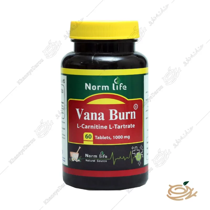 تصویر قرص ال کارنیتین وانا برن 500 میلی گرم نورم لایف