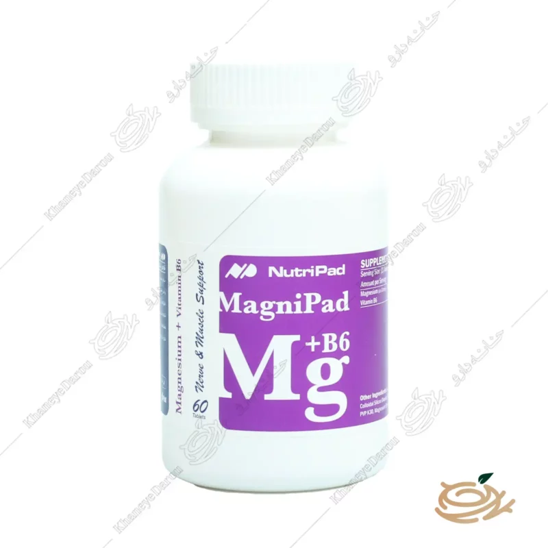 قرص منیزیم سیترات نوتری پاد و ویتامین ب 6 1 تصویر قرص منیزیم سیترات نوتری پاد و ویتامین ب 6