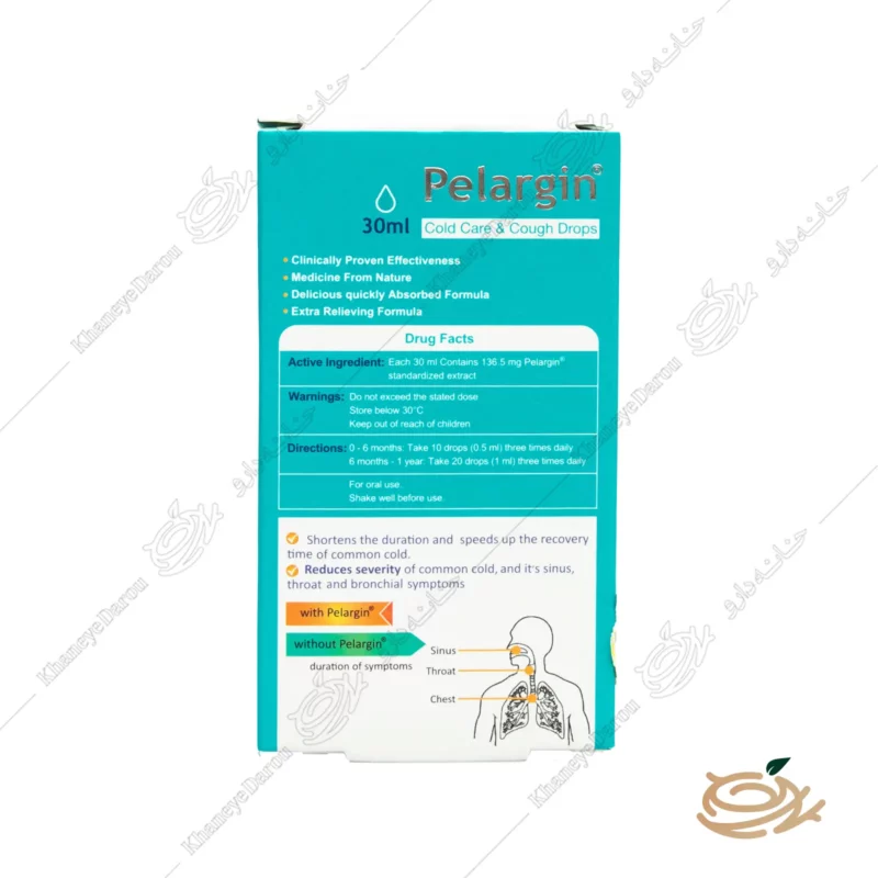 ترکیبات قطره سرماخوردگی و ضد سرفه پلارژین
