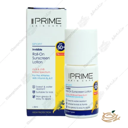 تصویرلوسیون رولی ضد آفتاب پریم spf50