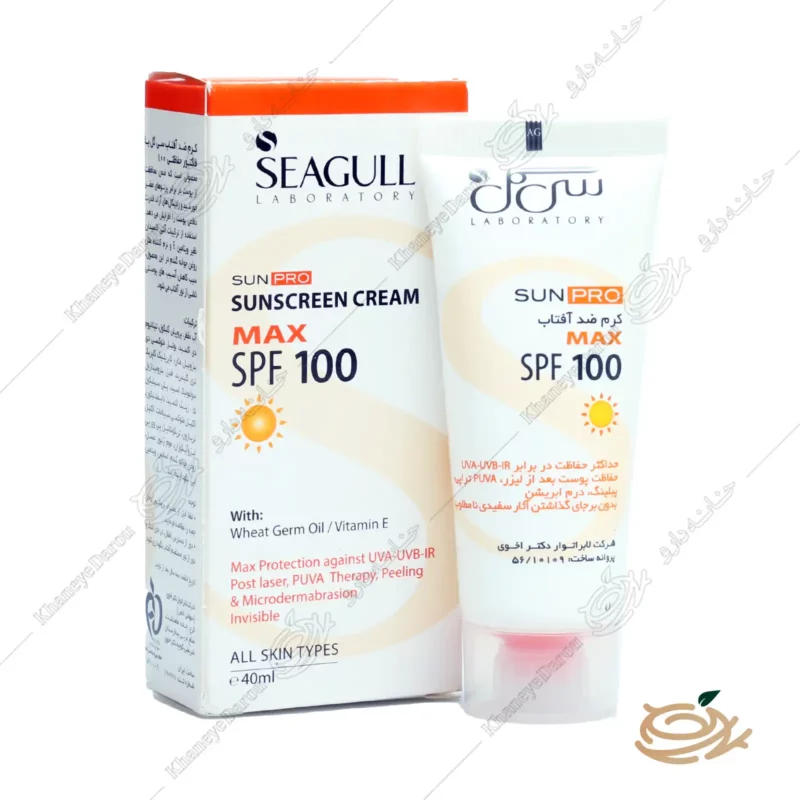 تصویر کرم ضد آفتاب سی گل spf 100