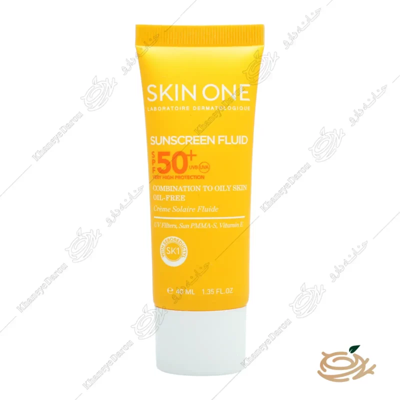 کرم ضد آفتاب اسکین وان پوست چرب بی رنگ