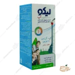 بسته بندی شربت لیکو آپ ابیان فارمد