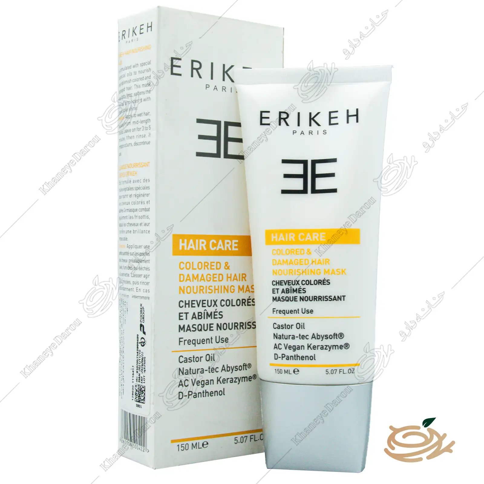 erike-hair-care-colored-and-damaged-mask تصویر ماسک مو مغذی اریکه موهای رنگ شده و آسیب دیده
