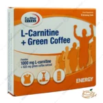 بسته بندی ویال ال کارنیتین و قهوه سبز یوروویتال