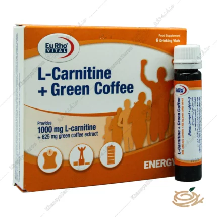 تصویر ویال ال کارنیتین و قهوه سبز یوروویتال