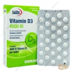 قرص ویتامین د3 یوروویتال 4000 واحدی