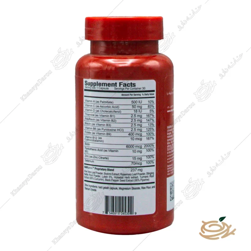 ترکیبات قرص هیرتامین