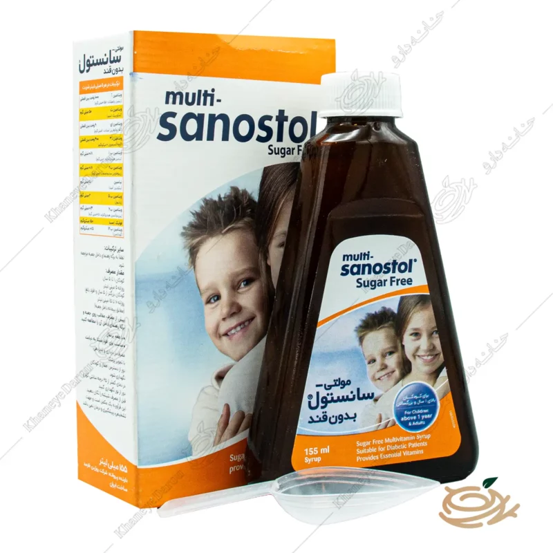 تصویر شربت مولتی سانستول بدون قند