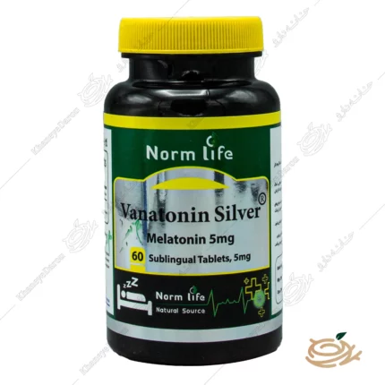 تصویر قرص زیر زبانی واناتونین سیلور 5 میلی گرم نورم لایف