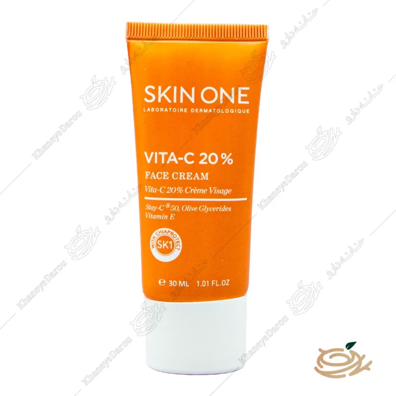 کرم صورت ویتامین سی اسکین وان 20 درصد 1 کرم صورت ویتامین سی اسکین وان 20 درصد