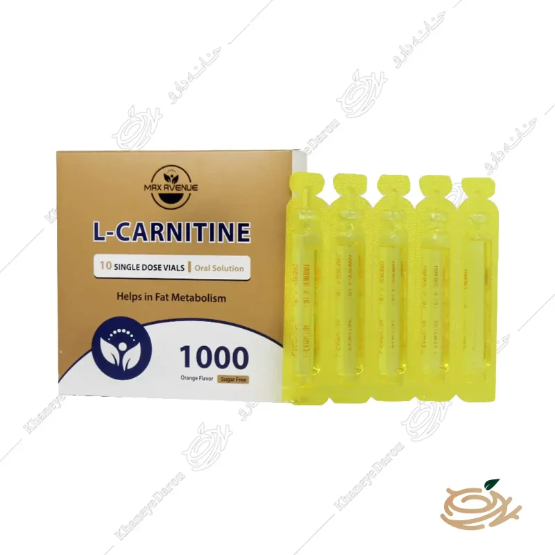 ویال خوراکی ال کارنیتین 1000 میلی گرم مکس اونیو 10 عدد 1 تصویر ویال خوراکی ال کارنیتین 1000 میلی گرم مکس اونیو