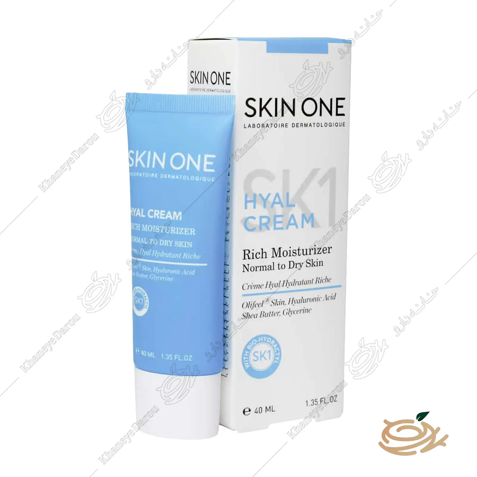 Skin One Hyal Cream Rich Moisturizer کرم مرطوب کننده مغذی هیال اسکین وان مناسب پوست نرمال تا خشک