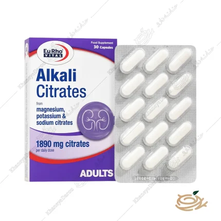 کپسول آلکالی سیترات یوروویتال 30 عدد